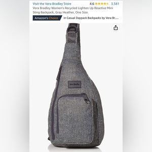 Vera Bradley Recycled Sling Bag